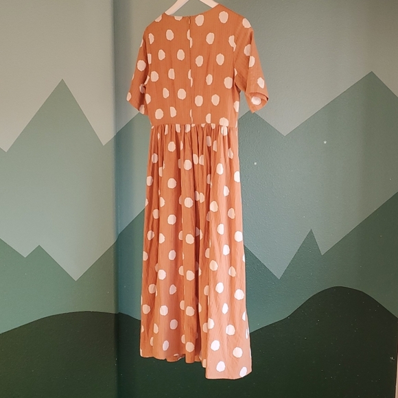 Roolee burnt orange dress - Picture 2 of 3